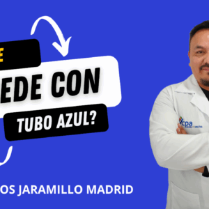 Que sucede con el tubo azul