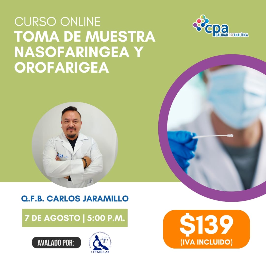 Nuevo Toma de muestra Faríngea y Nasofaríngea