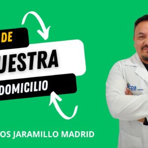 Toma de muestra a domicilio.